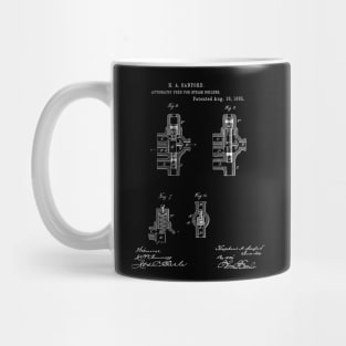 Automatic Feed for Steam Boilers Vintage Patent Hand Drawing Mug